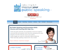 Tablet Screenshot of improveyourpublicspeaking.com.au